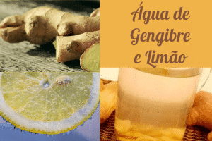 Água de Gengibre e Limão